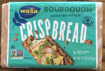 Wasabrod Ab Sweden, WHOLE GRAIN CRISPBREAD, SOURDOUGH, barcode: 0033617340610, has 0 potentially harmful, 0 questionable, and
    0 added sugar ingredients.