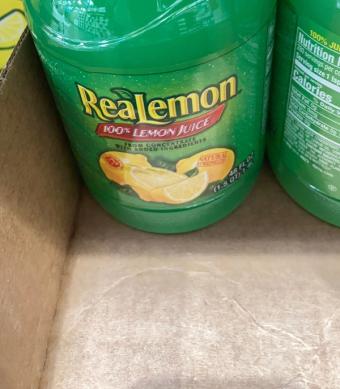 ReaLemon, ReaLemon 100% Juice 48 oz, barcode: 0014800582284, has 1 potentially harmful, 1 questionable, and
    0 added sugar ingredients.