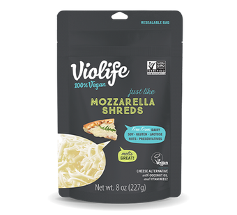 Violife, VIOLIFE Just Like Mozzarella Shreds, barcode: 810934030208, has 1 potentially harmful, 2 questionable, and
    0 added sugar ingredients.