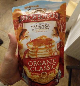 Birch Benders, Inc., ORGANIC PANCAKE & WAFFLE MIX, barcode: 0856017003387, has 1 potentially harmful, 1 questionable, and
    1 added sugar ingredients.