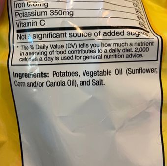Lay's, Lay's Party Size Classic Potato Chips 13 oz, barcode: 0028400310413, has 2 potentially harmful, 0 questionable, and
    0 added sugar ingredients.