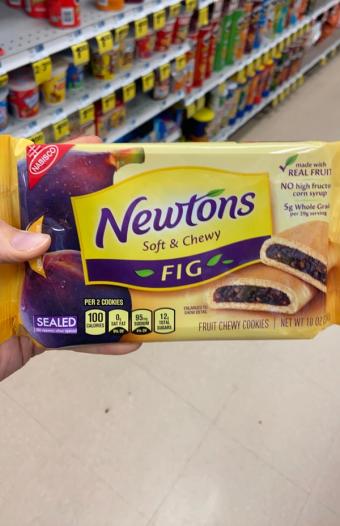 Nabisco Biscuit Company, FIG FRUIT CHEWY COOKIES, FIG, barcode: 0044000046545, has 3 potentially harmful, 5 questionable, and
3 added sugar ingredients.