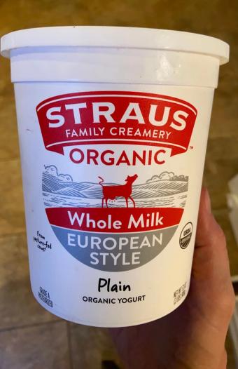 Straus Family Creamery, PLAIN WHOLE MILK EUROPEAN STYLE YOGURT, PLAIN, barcode: 0784830000804, has 0 potentially harmful, 0 questionable, and
    0 added sugar ingredients.