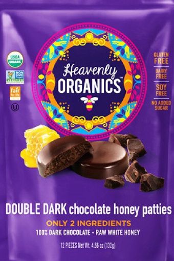 Heavenly Organics, Llc, DOUBLE DARK CHOCOLATE HONEY PATTIES, barcode: 0897988012527, has 0 potentially harmful, 0 questionable, and
    1 added sugar ingredients.