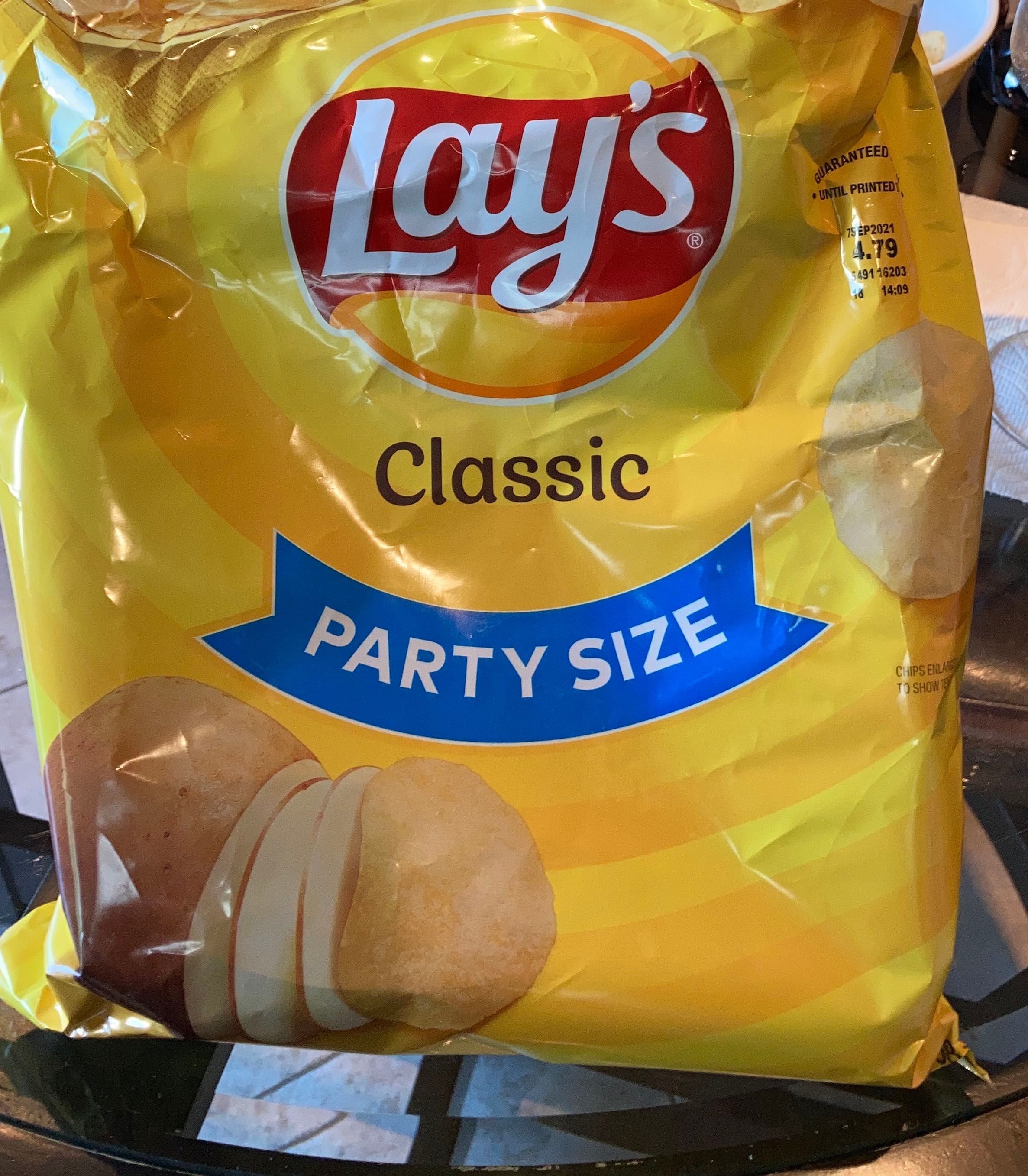 Lay's Potato Chips Classic Party Size