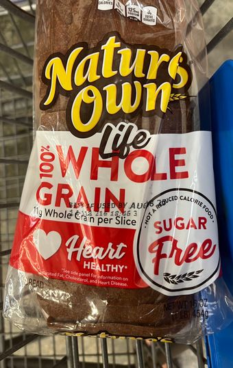 Flowers Foods, Inc., 100% WHOLE WHEAT BREAD, barcode: 0072250017671, has 2 potentially harmful, 1 questionable, and
0 added sugar ingredients.