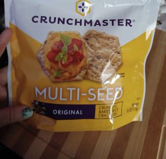 Crunchmaster, Crunchmaster Multi-Seed Original Crackers 4 oz, barcode: 0879890001950, has 1 potentially harmful, 1 questionable, and
0 added sugar ingredients.