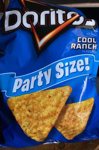 Doritos , Doritos Flavored Tortilla Chips Cool Ranch 14 1/2 Oz, barcode: 0028400517775, has 8 potentially harmful, 6 questionable, and
    3 added sugar ingredients.