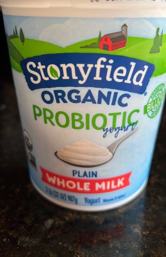 Stonyfield Farm Inc, Stonyfield Organic Yogurt, Probiotic, Whole Milk, Plain, barcode: 0052159000011, has 0 potentially harmful, 0 questionable, and
    0 added sugar ingredients.