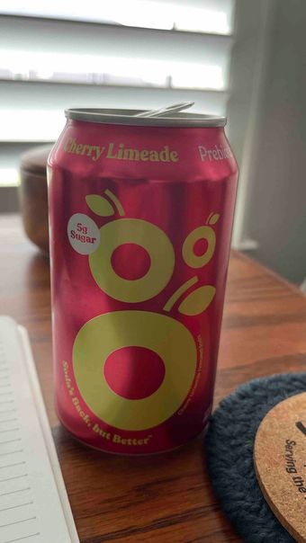 Poppi, Cherry Limeade Poppi, barcode: 0810063710071, has 0 potentially harmful, 2 questionable, and
1 added sugar ingredients.