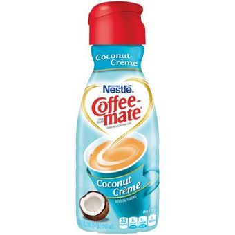 Nestle Usa Inc., COCONUT CREME FLAVOR COFFEE CREAMER, COCONUT CREME, barcode: 0050000886807, has 6 potentially harmful, 2 questionable, and
    1 added sugar ingredients.