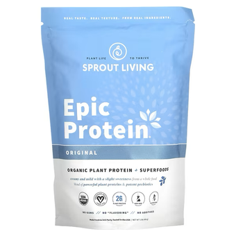 Sprout Living, Sprout Living Epic Protein Organic Plant Protein and Superfoods, barcode: 0852457007008, has 0 potentially harmful, 0 questionable, and
    0 added sugar ingredients.