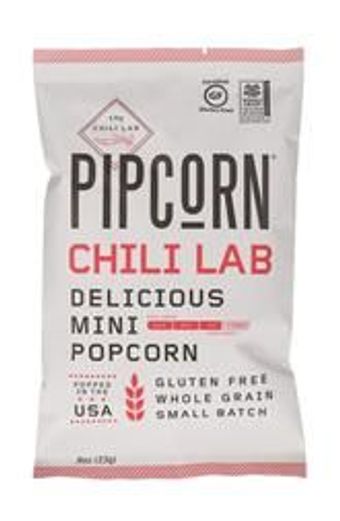 Pipsnacks Llc, PIPCORN, DELICIOUS MINI POPCORN, CHILI LAB, barcode: 0854934004272, has 0 potentially harmful, 0 questionable, and
    0 added sugar ingredients.