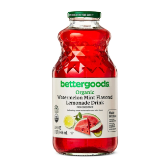 bettergoods, bettergoods Organic Watermelon Mint Lemonade, barcode: 0194346271054, has 0 potentially harmful, 1 questionable, and
0 added sugar ingredients.