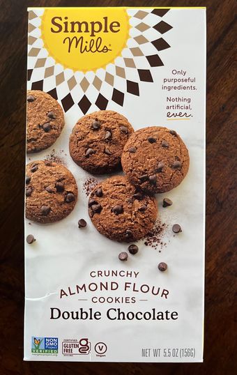 Simple Mills , DOUBLE CHOCOLATE CRUNCHY ALMOND FLOUR COOKIES, DOUBLE CHOCOLATE, barcode: 0856069005223, has 0 potentially harmful, 0 questionable, and
2 added sugar ingredients.