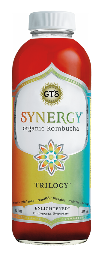 Gt's, GT's Synergy Organic Trilogy Kombucha 16 fl oz, barcode: 0722430110165, has 0 potentially harmful, 0 questionable, and
0 added sugar ingredients.