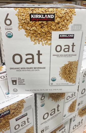 Kirkland Signature, Organic Non-dairy Oat Beverage, barcode: 0096619237432, has 0 potentially harmful, 3 questionable, and
0 added sugar ingredients.