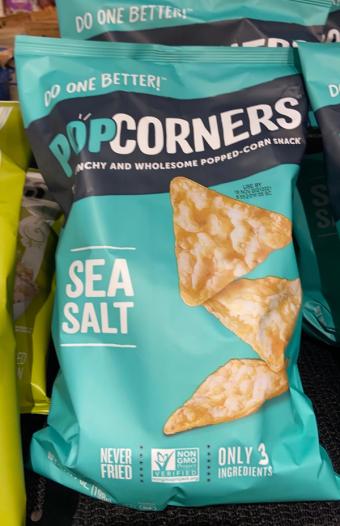 Medora Snacks Llc, SEA SALT THE CRUNCHY AND WHOLESOME POPPED-CORN SNACK, SEA SALT, barcode: 0810607020703, has 0 potentially harmful, 1 questionable, and
    0 added sugar ingredients.