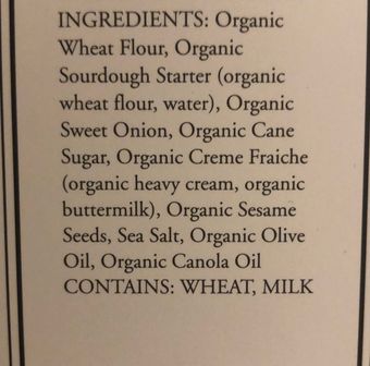 Rustic Bakery, Rustic Bakery Flatbread 6 oz, barcode: 0756963170228, has 1 potentially harmful, 0 questionable, and
    1 added sugar ingredients.