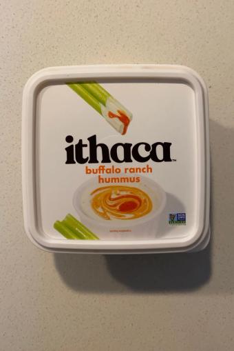 Ithaca, Ithaca Buffalo Ranch Hummus 10 oz, barcode: 0853883006405, has 0 potentially harmful, 1 questionable, and
    0 added sugar ingredients.