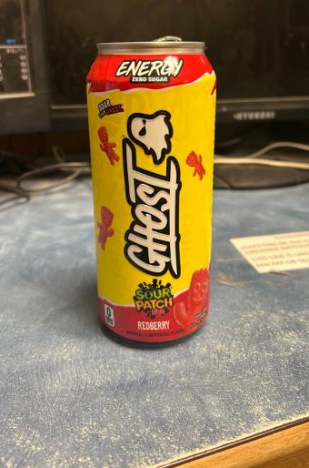Ghost, Ghost Zero Sugar Sour Patch Kids Redberry Energy Drink 16 Fl Oz Can, barcode: 0810028293298, has 4 potentially harmful, 1 questionable, and
0 added sugar ingredients.