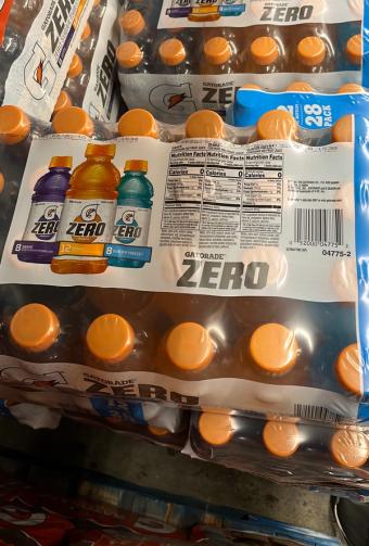 Gatorade, Gatorade Zero Zero Sugar Thirst Quencher Variety 12 Fl Oz 28 Count Bottle, barcode: 0052000047752, has 6 potentially harmful, 4 questionable, and
    0 added sugar ingredients.