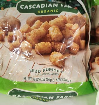 Cascadian Farms Organic, Cascadian Farms Organic Spud Puppies, barcode: 0021908501871, has 1 potentially harmful, 1 questionable, and
    0 added sugar ingredients.