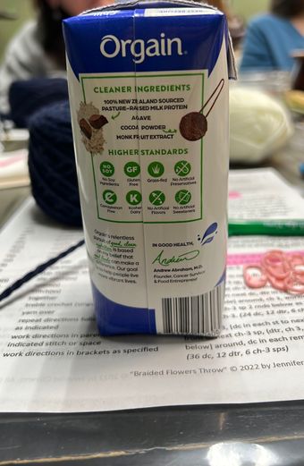 Orgain, Inc., CREAMY CHOCOLATE FUDGE FLAVOR GRASS FED PROTEIN SHAKE, CREAMY CHOCOLATE FUDGE, barcode: 0851770006064, has 2 potentially harmful, 4 questionable, and
1 added sugar ingredients.