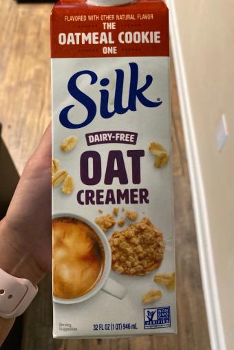 Danone Us, Llc, OATMEAL COOKIE FLAVORED OATMILK CREAMER, OATMEAL COOKIE, barcode: 0036632072672, has 0 potentially harmful, 2 questionable, and
    1 added sugar ingredients.