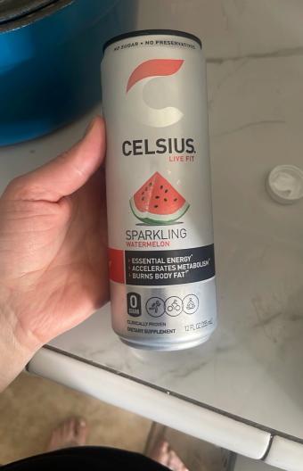 CELSIUS, Celsius Live Fit Sparkling Watermelon Energy Drink 12 Oz, barcode: 0889392003628, has 1 potentially harmful, 3 questionable, and
    0 added sugar ingredients.