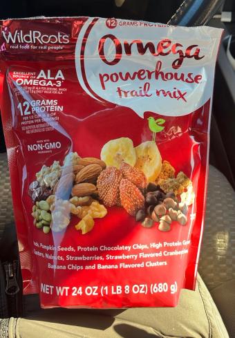 Continental Mills, Inc. , OMEGA POWERHOUSE TRAIL MIX, barcode: 0816983020467, has 1 potentially harmful, 6 questionable, and
6 added sugar ingredients.