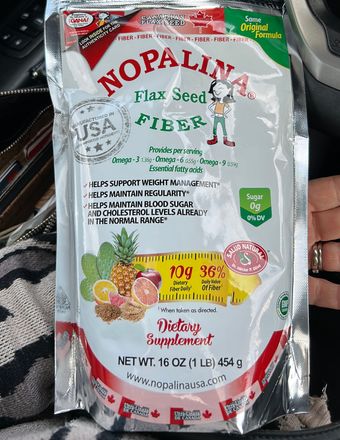 Nopalina, Nopalina Flax Seed Fiber 16 Oz, barcode: 0890523000720, has 0 potentially harmful, 0 questionable, and
    0 added sugar ingredients.