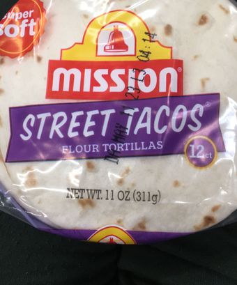 Mission Foods Inc , STREET TACOS FLOUR TORTILLAS, barcode: 0073731071519, has 1 potentially harmful, 3 questionable, and
    1 added sugar ingredients.