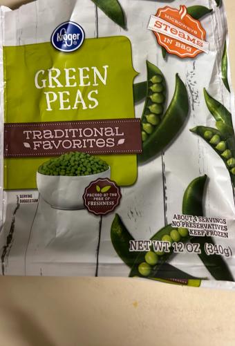 The Kroger Co., KROGER, GREEN PEAS, barcode: 0011110897367, has 0 potentially harmful, 0 questionable, and
    0 added sugar ingredients.