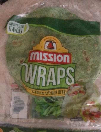 Mission Foods Inc, GARDEN SPINACH HERB WRAPS, barcode: 0073731002919, has 3 potentially harmful, 4 questionable, and
    0 added sugar ingredients.