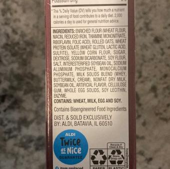 Aldi, Protein pancake & waffle mix, barcode: 4099100018653, has 5 potentially harmful, 5 questionable, and
    2 added sugar ingredients.