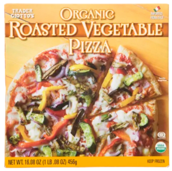 Trader Giotto's, Organic Roasted Vegetable Pizza, barcode: 0000000547352, has 0 potentially harmful, 2 questionable, and
    0 added sugar ingredients.