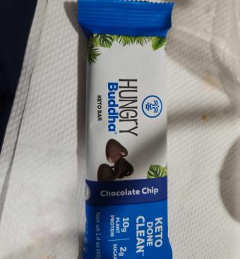 Hungry Buddha, Hungry Buddha Chocolate Chip Keto Bar 1.4 Oz, barcode: 0627561000920, has 0 potentially harmful, 2 questionable, and
    2 added sugar ingredients.