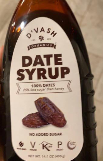 D'vash , Dvash Date Syrup 14.1 oz, barcode: 0867818000369, has 0 potentially harmful, 0 questionable, and
    0 added sugar ingredients.