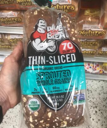 Dave's Killer Bread, Dave's Killer Bread Sprouted Whole Grains Thin-Sliced, Whole Grain Organic Bread, 20.5 oz Loaf, barcode: 0013764028074, has 1 potentially harmful, 0 questionable, and
    2 added sugar ingredients.