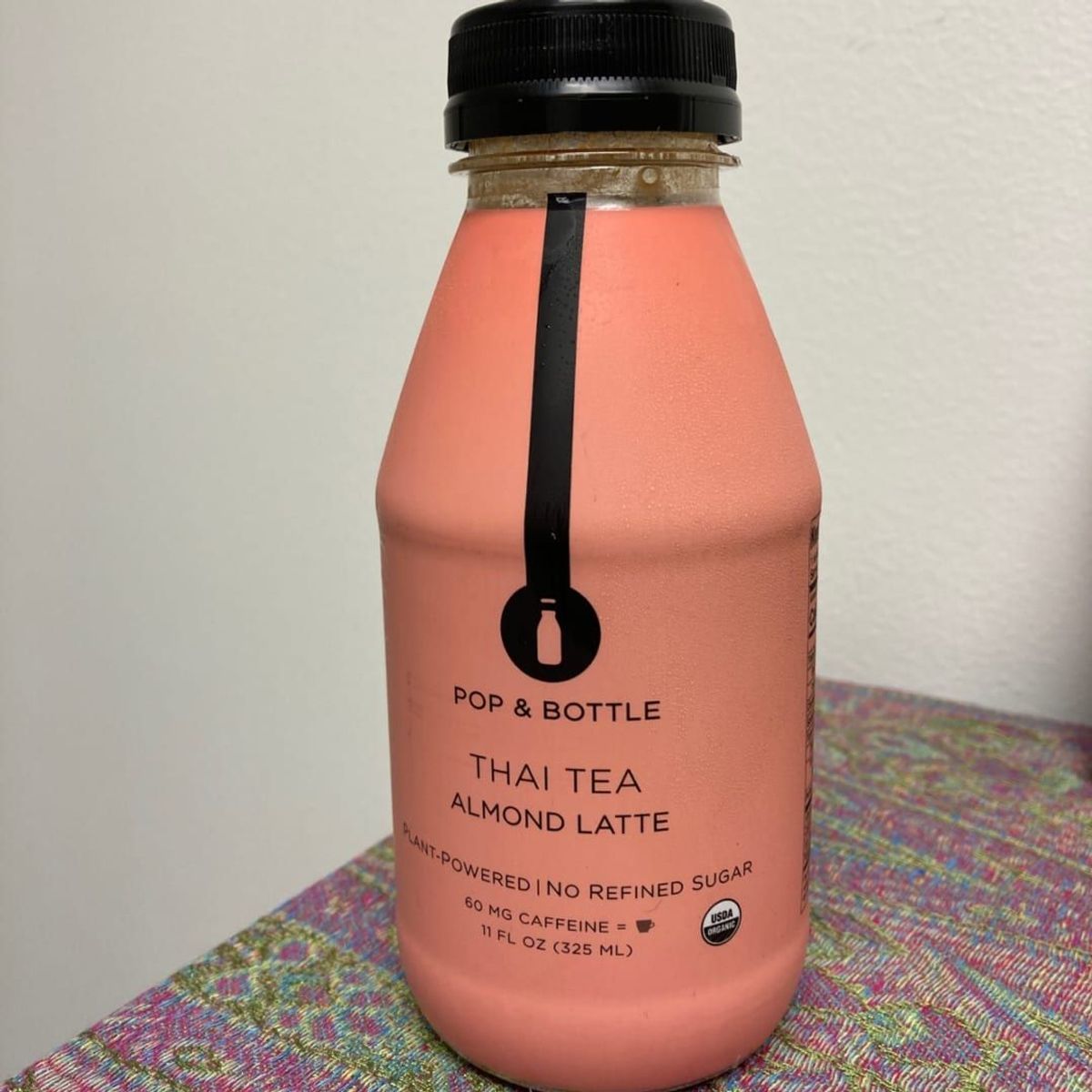 Pop & Bottle Thai Tea Almond Latte, 11 oz