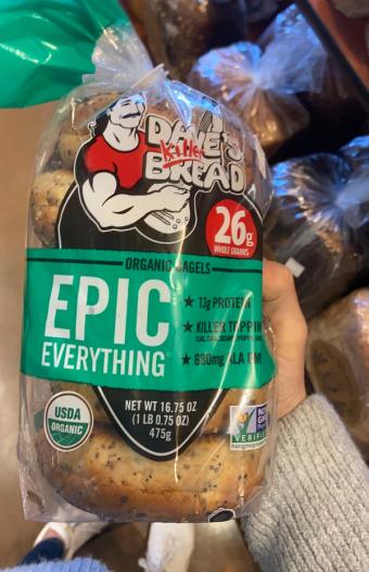 Avb Corp., ORGANIC BAGELS, EPIC EVERYTHING, barcode: 0013764028036, has 1 potentially harmful, 0 questionable, and
    1 added sugar ingredients.