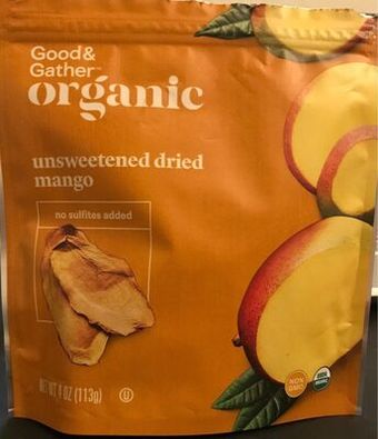 Target Stores, UNSWEETENED DRIED MANGO, UNSWEETENED, barcode: 0085239046340, has 0 potentially harmful, 0 questionable, and
    0 added sugar ingredients.