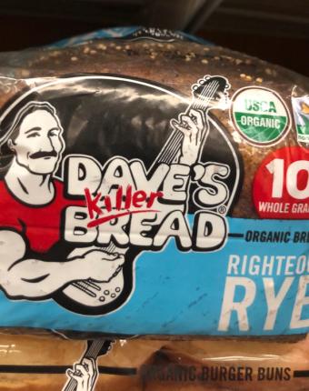 Dave's Killer Bread, Dave's Killer Bread Righteous Rye Bread, Organic Rye Bread, 27 oz Loaf, barcode: 0013764028302, has 1 potentially harmful, 0 questionable, and
1 added sugar ingredients.