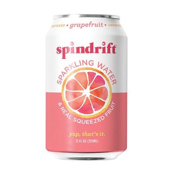 Spindrift Beverage Co Inc., SPINDRIFT, SELTZER, MADE WITH FRESH SQUEEZED GRAPEFRUITS, barcode: 0856579002170, has 0 potentially harmful, 0 questionable, and
    0 added sugar ingredients.