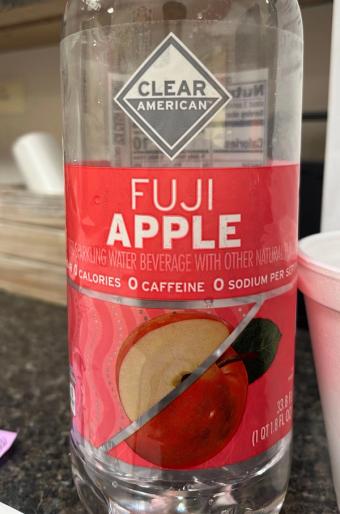 Wal-mart Stores, Inc., FUJI APPLE FLAVORED SPARKLING WATER BEVERAGE, FUJI APPLE, barcode: 0078742051727, has 3 potentially harmful, 2 questionable, and
    0 added sugar ingredients.