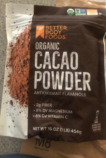 Betterbody Foods & Nutrition, Llc , BetterBody Foods Organic Cacao Powder, barcode: 0897922002928, has 0 potentially harmful, 0 questionable, and
    0 added sugar ingredients.