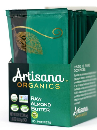 Artisana, ORGANIC RAW ALMOND NUT BUTTER SNACK PACK, barcode: 0870001000381, has 0 potentially harmful, 0 questionable, and
    0 added sugar ingredients.