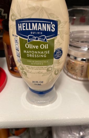 Unilever Bestfoods North America, OLIVE OIL MAYONNAISE DRESSING, OLIVE OIL, barcode: 0048001353855, has 1 potentially harmful, 3 questionable, and
1 added sugar ingredients.