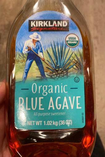 Kirkland Signature, Organic Blue Agave, barcode: 0096619381555, has 0 potentially harmful, 0 questionable, and
    1 added sugar ingredients.